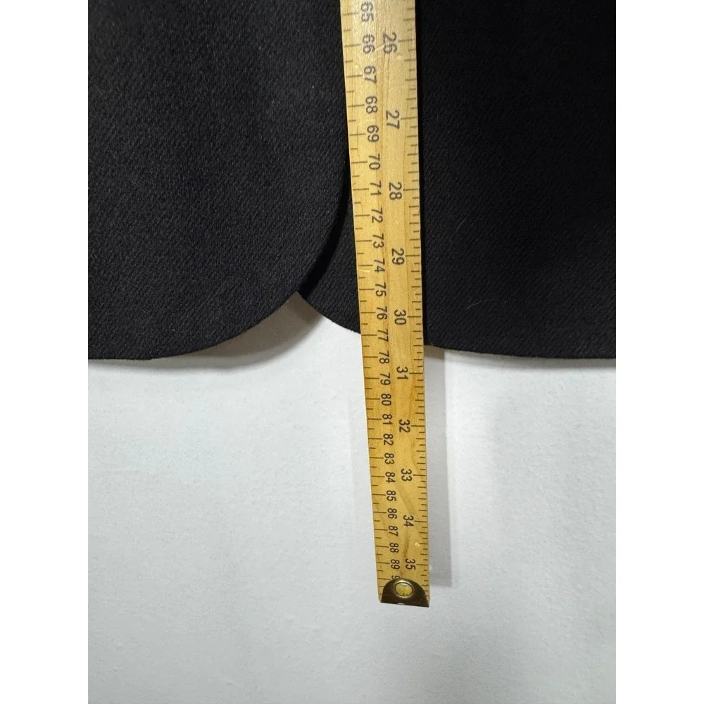 Sag Harbor Women's Vintage 100% Wool Black Blazer Sz 12P / Vintage Sz 14P Career